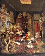 ZOFFANY  Johann Charles Towneley in his Sculpture Gallery oil painting reproduction
